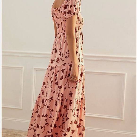Daily Practice by Anthropologie Tiered Maxi floral cotton Extra Small Floral - Picture 10 of 12